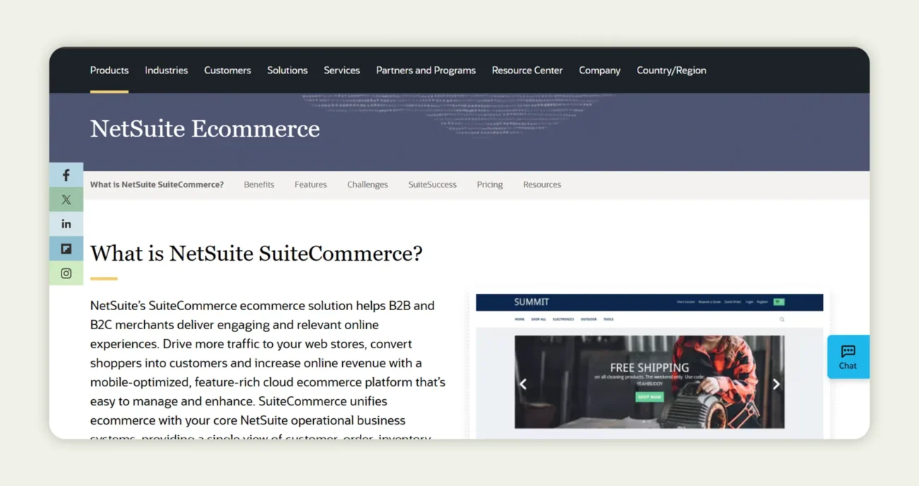 Oracle SuiteCommerce