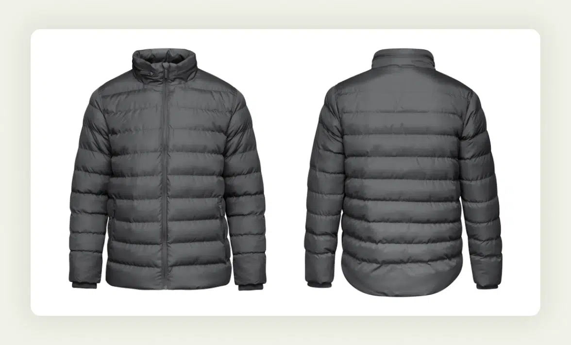 Professional branded jackets and polo shirts displayed as premium trade show giveaways Professional branded jackets and polo shirts displayed as premium trade show giveaways