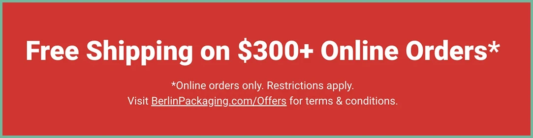 Prominent shipping incentive with clear order minimum