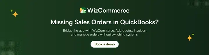 Sales order automation for QuickBooks with WizCommerce integration