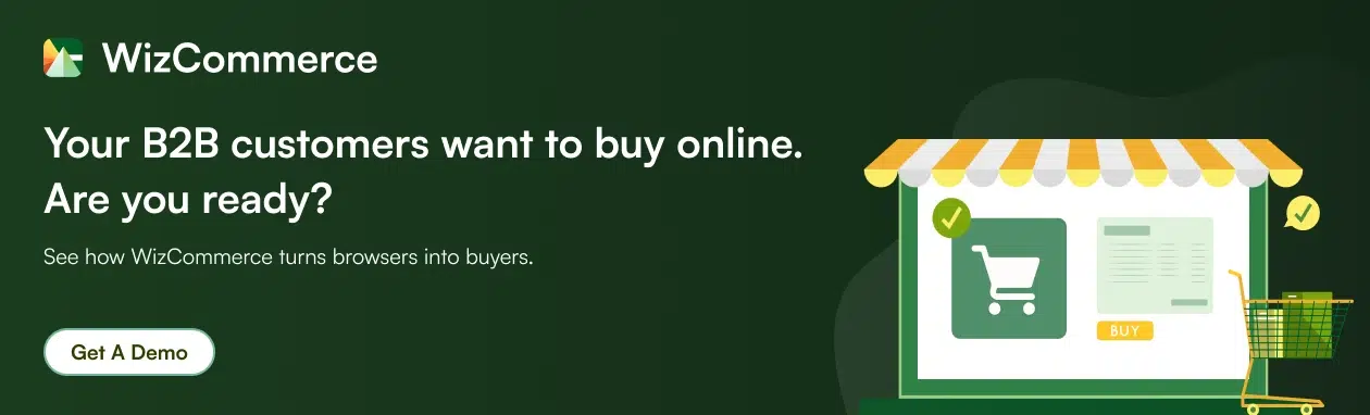  See how WizCommerce creates B2B experiences that close deals