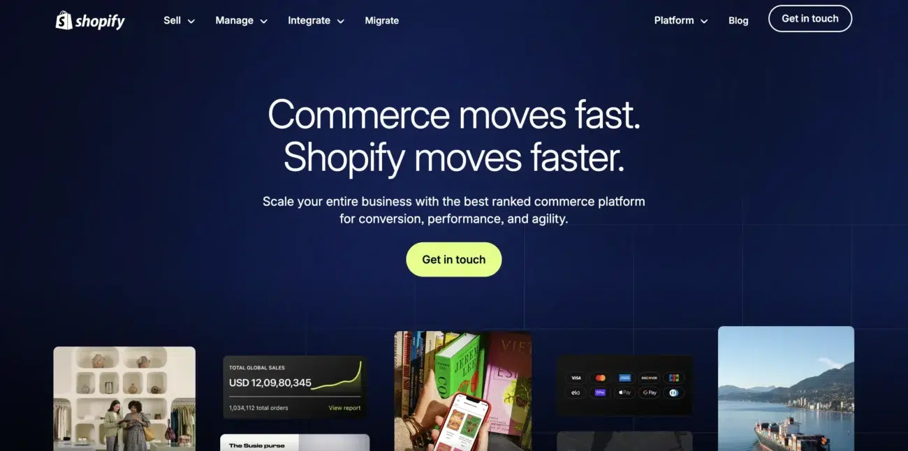 Shopify Plus website