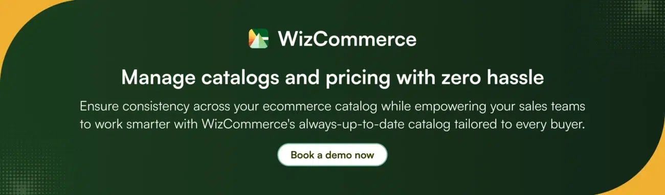 Smart ecommerce catalog management solution with WizCommerce