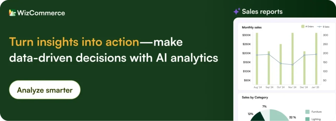 Try WizCommerce for AI analytics