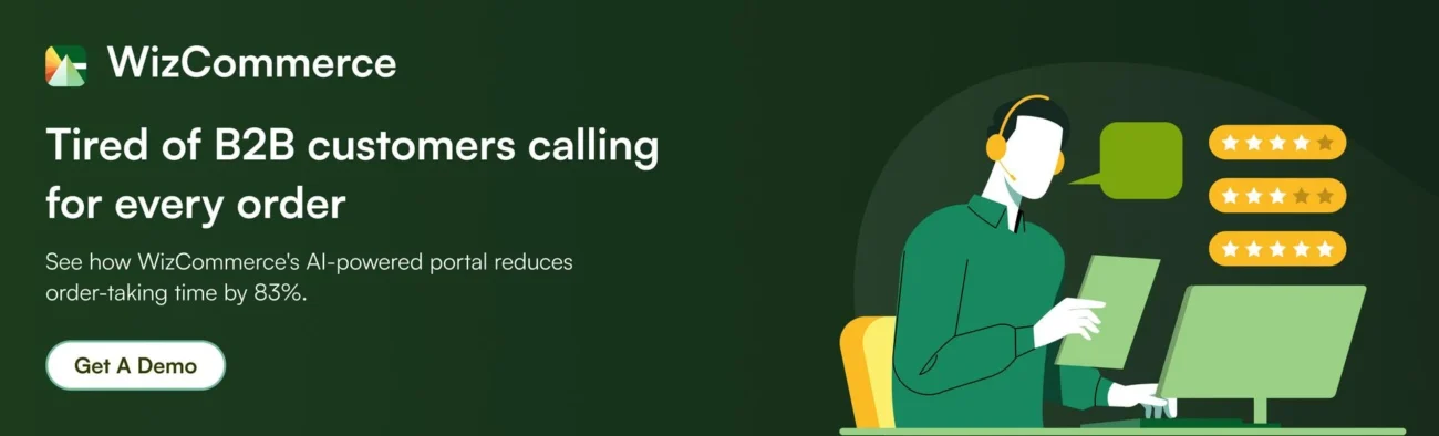 Try WizCommerce's AI-Powered B2B Portal Risk-Free