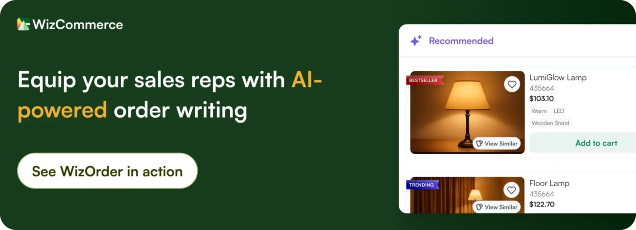 Try Wizcommerce for AI Powered order taking app