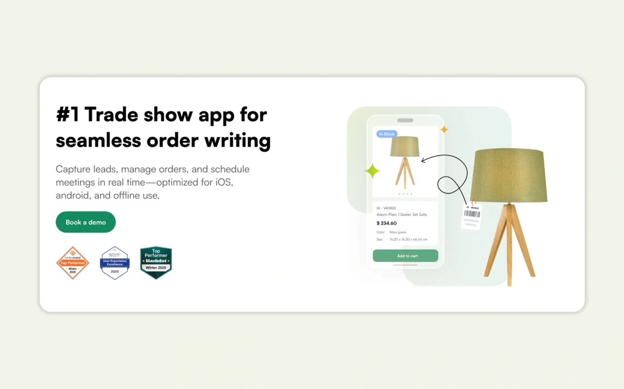 WizCommerce B2B commerce platform for integrated trade show lead capture and order management WizCommerce B2B commerce platform for integrated trade show lead capture and order management