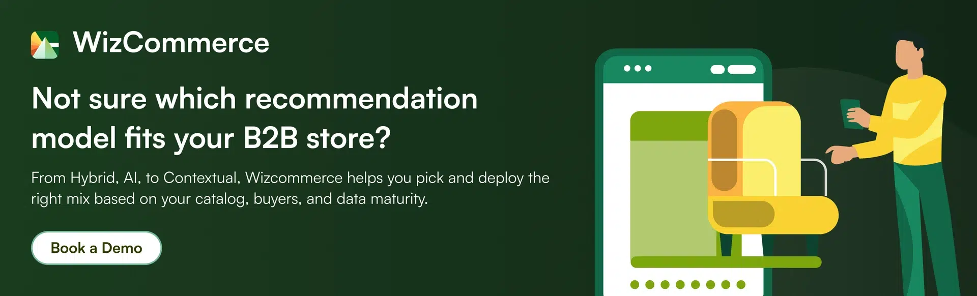 WizCommerce recommendation model fit for your B2B store