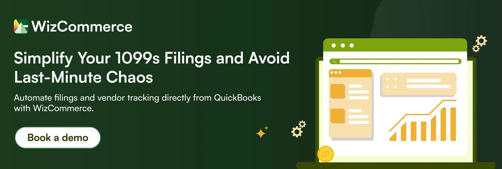 WizCommerce syncs with QuickBooks for ready-to-file 1099 