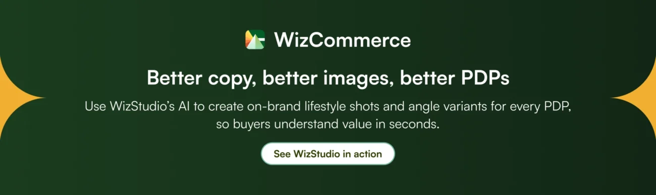 WizStudio creates product images for ecommerce PDPs. WizStudio creates product images for ecommerce PDPs.