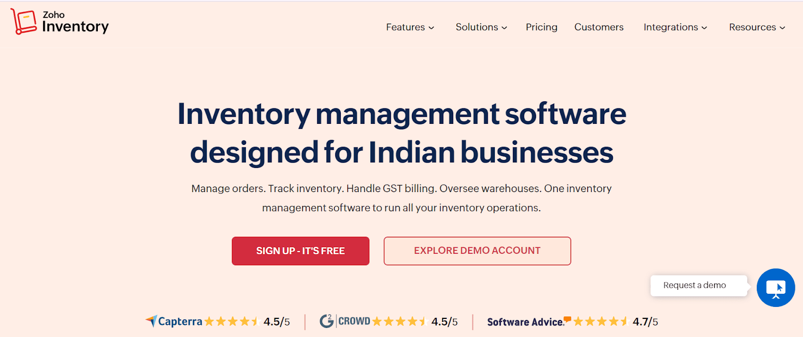 Zoho Inventory 