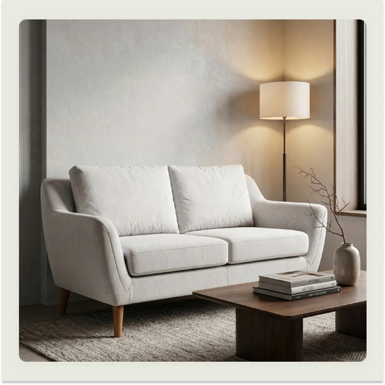 A product image of a sofa created in WizStudio
