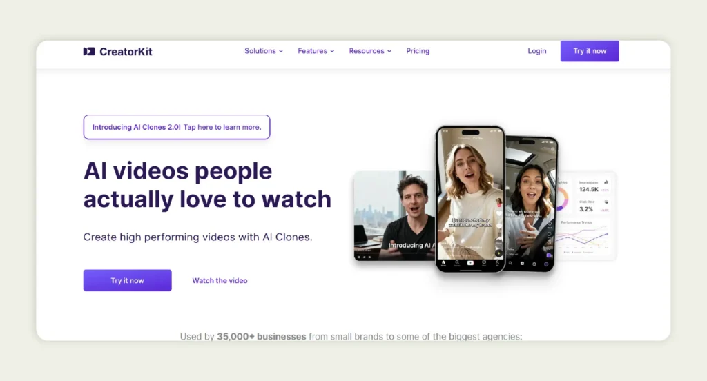 Home page of CreatorKit Home page of CreatorKit