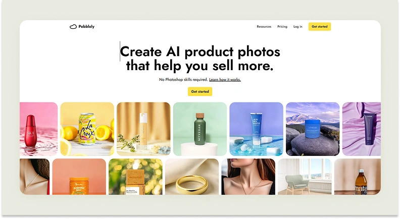 Home page of Pebblely