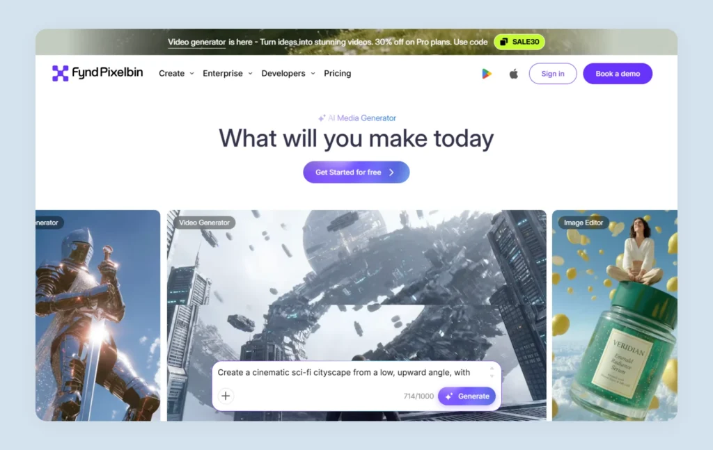 Home page of Pixelbin