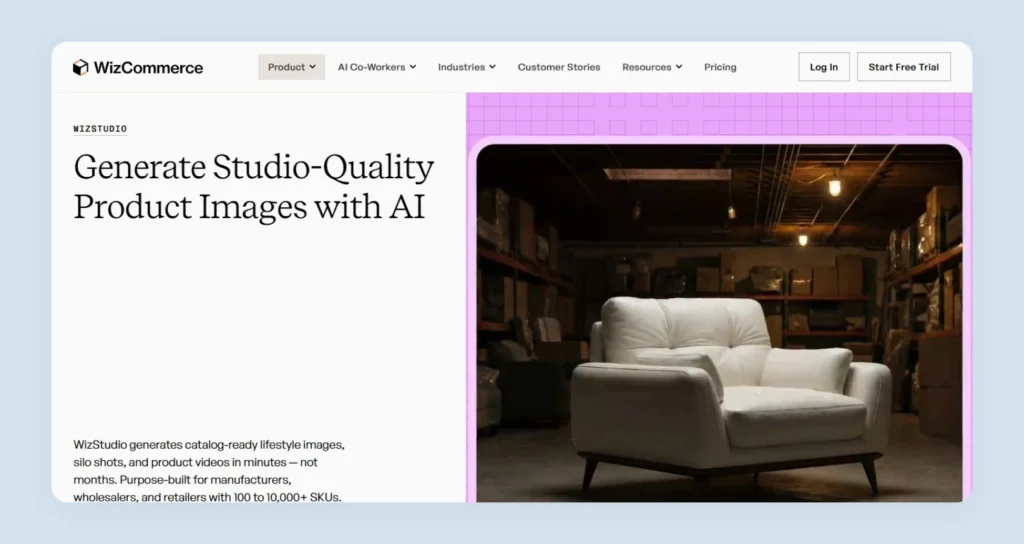 Home page of WizStudio