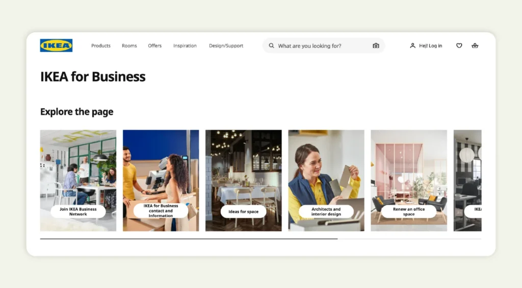 IKEA Business Homepage