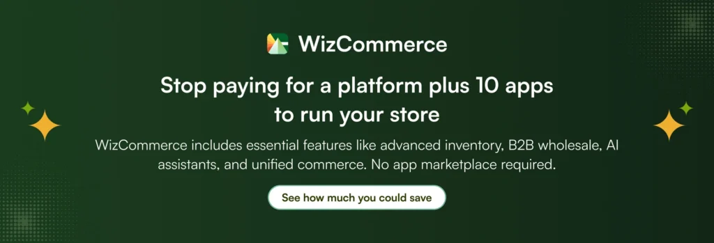 Unified ecommerce Platform Eliminating App Ecosystem Costs With WizCommerce