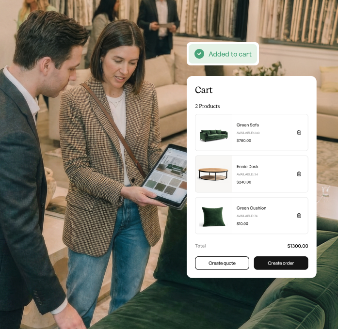 Order intake at markets