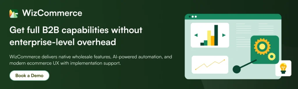 WizCommerce B2B ecommerce platform offer transparent pricing WizCommerce B2B ecommerce platform offer transparent pricing