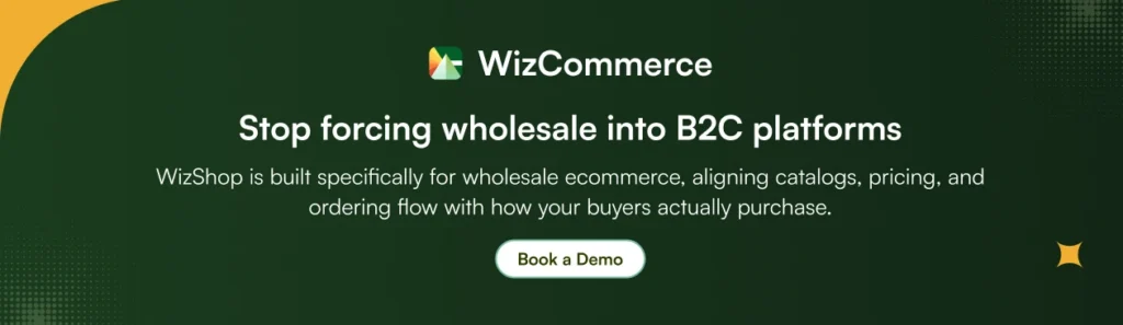 WizShop, the B2B-first ecommerce platform