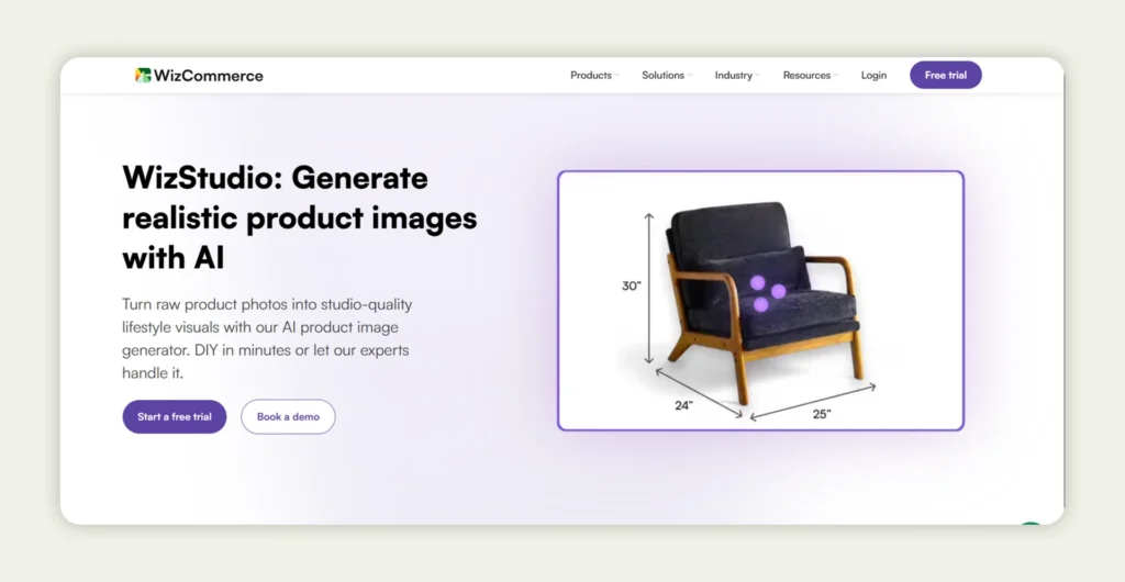 WizStudio homepage 