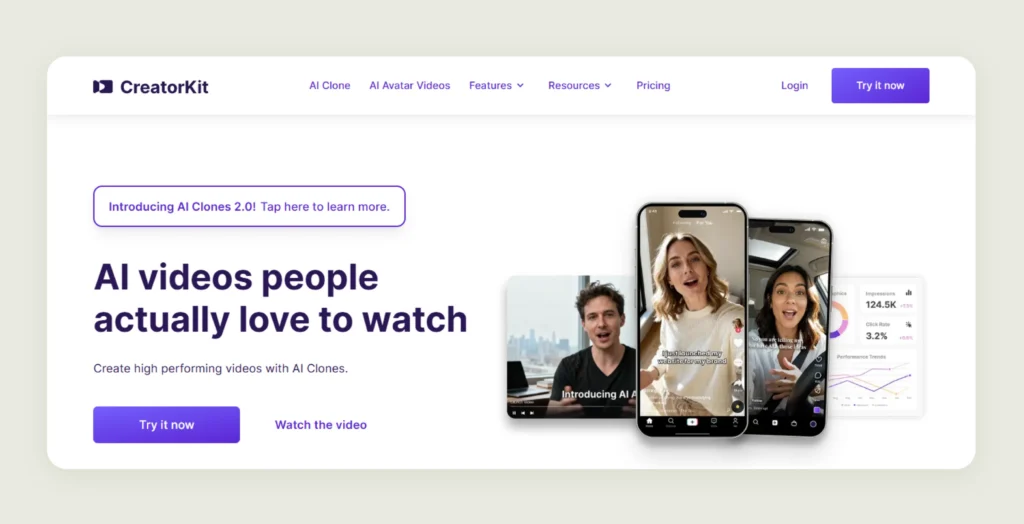 Home page of CreatorKit Home page of CreatorKit