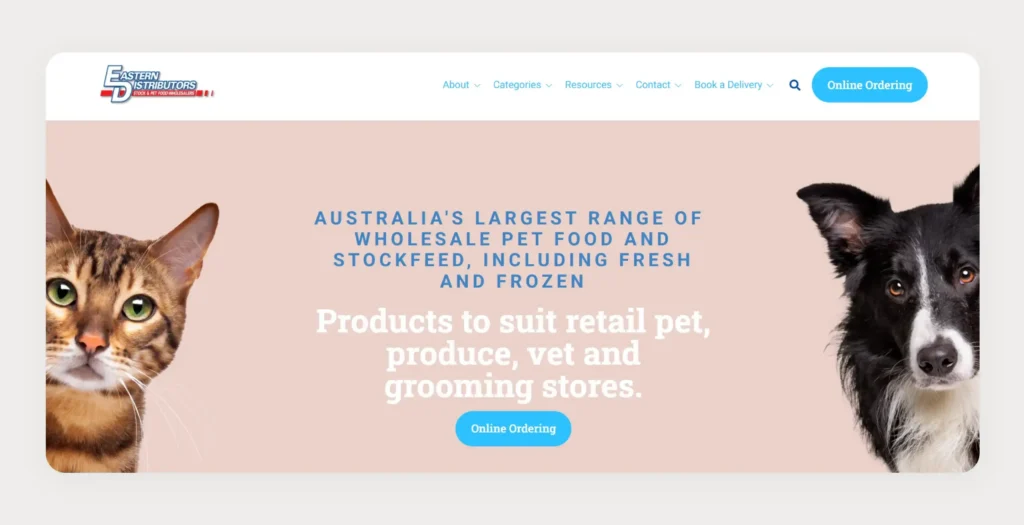 Home page of Eastern Distributors Home page of Eastern Distributors