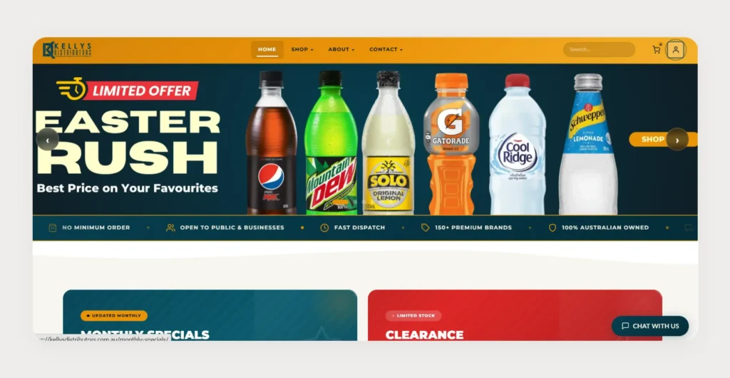 Home page of Kelly’s Distributors Home page of Kelly’s Distributors