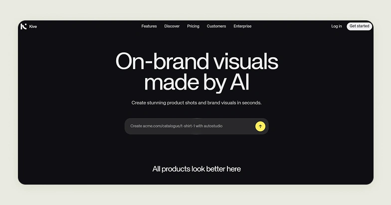 Home page of Kive AI Home page of Kive AI