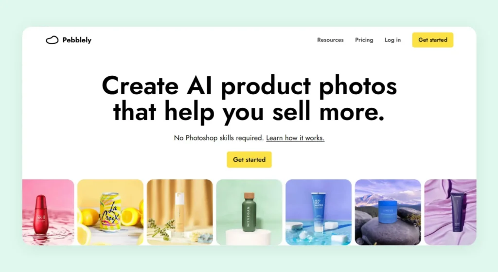 Home page of Pebblely