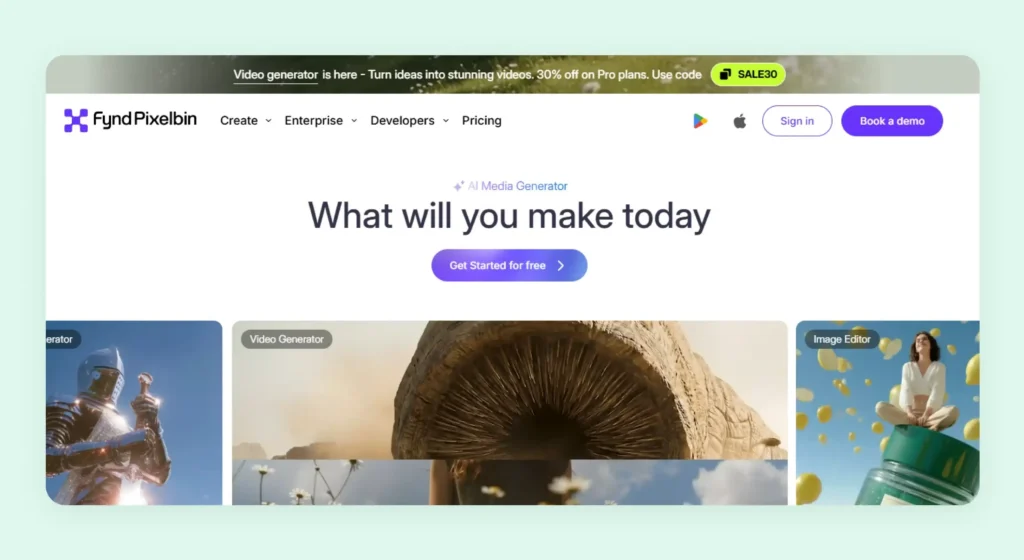 Home page of Pixelbin