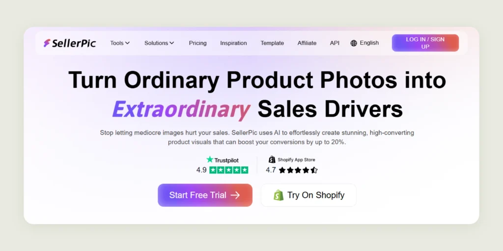 Home page of SellerPic Home page of SellerPic
