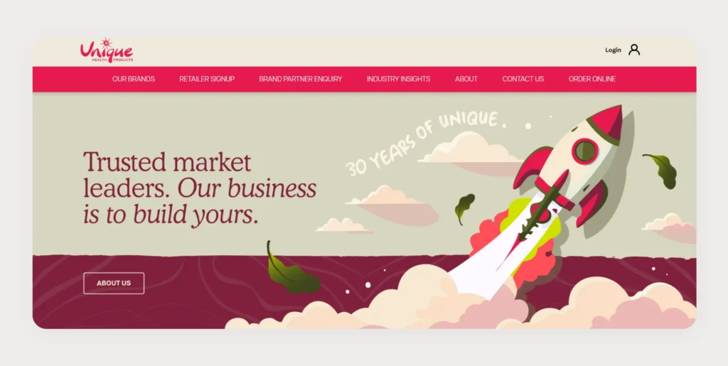 Home page of Unique Health Products Home page of Unique Health Products