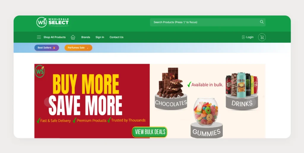 Home page of Wholesale Select Home page of Wholesale Select