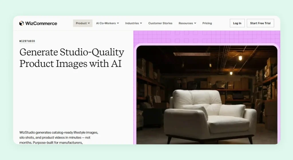 Home page of WizStudio
