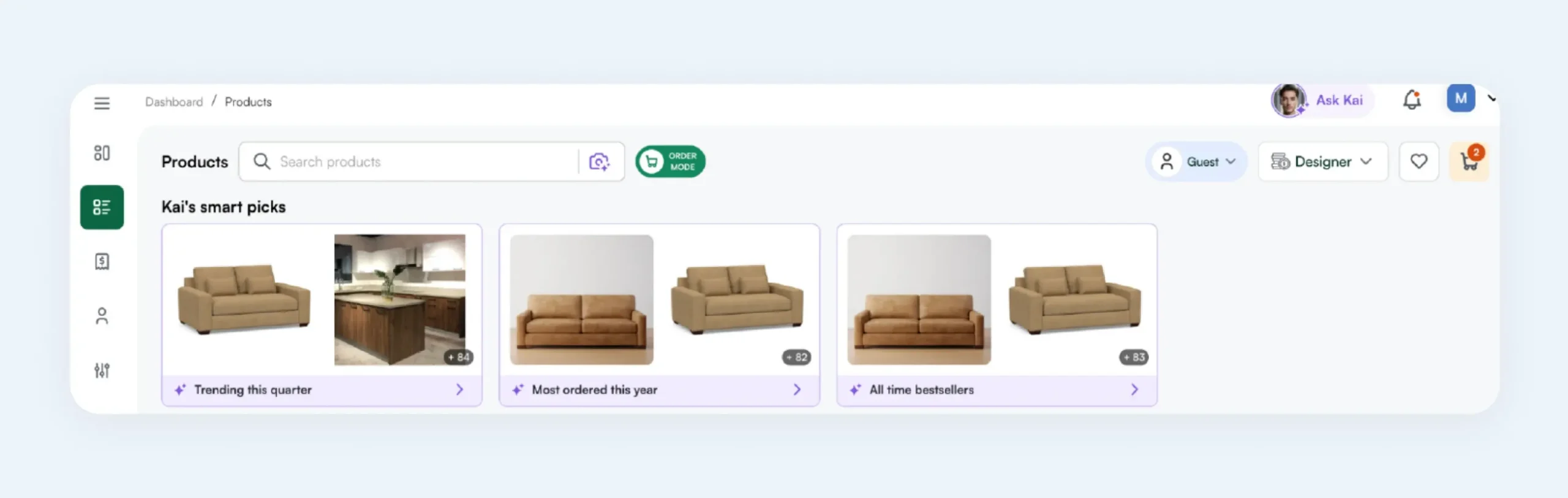 WizCommerce’s AI recommends products on the customer portal WizCommerce’s AI recommends products on the customer portal