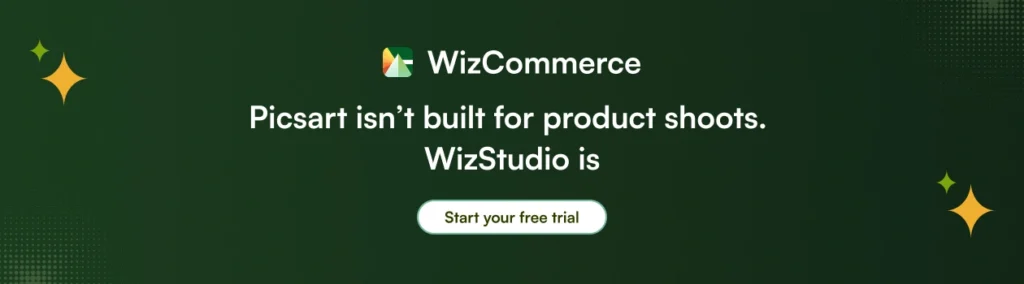 WizStudio, a Picsart alternative built for ecommerce product photography