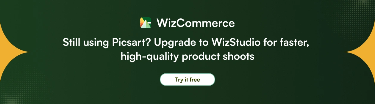 WizStudio, the smarter Picsart alternative for product image creation