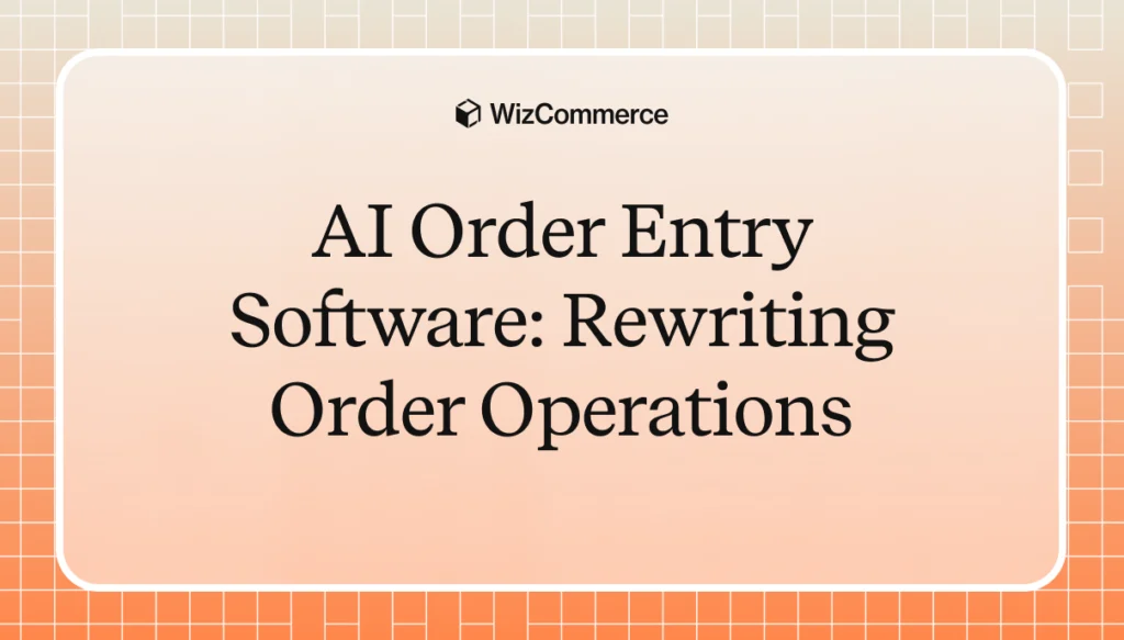 AI order Entry Software