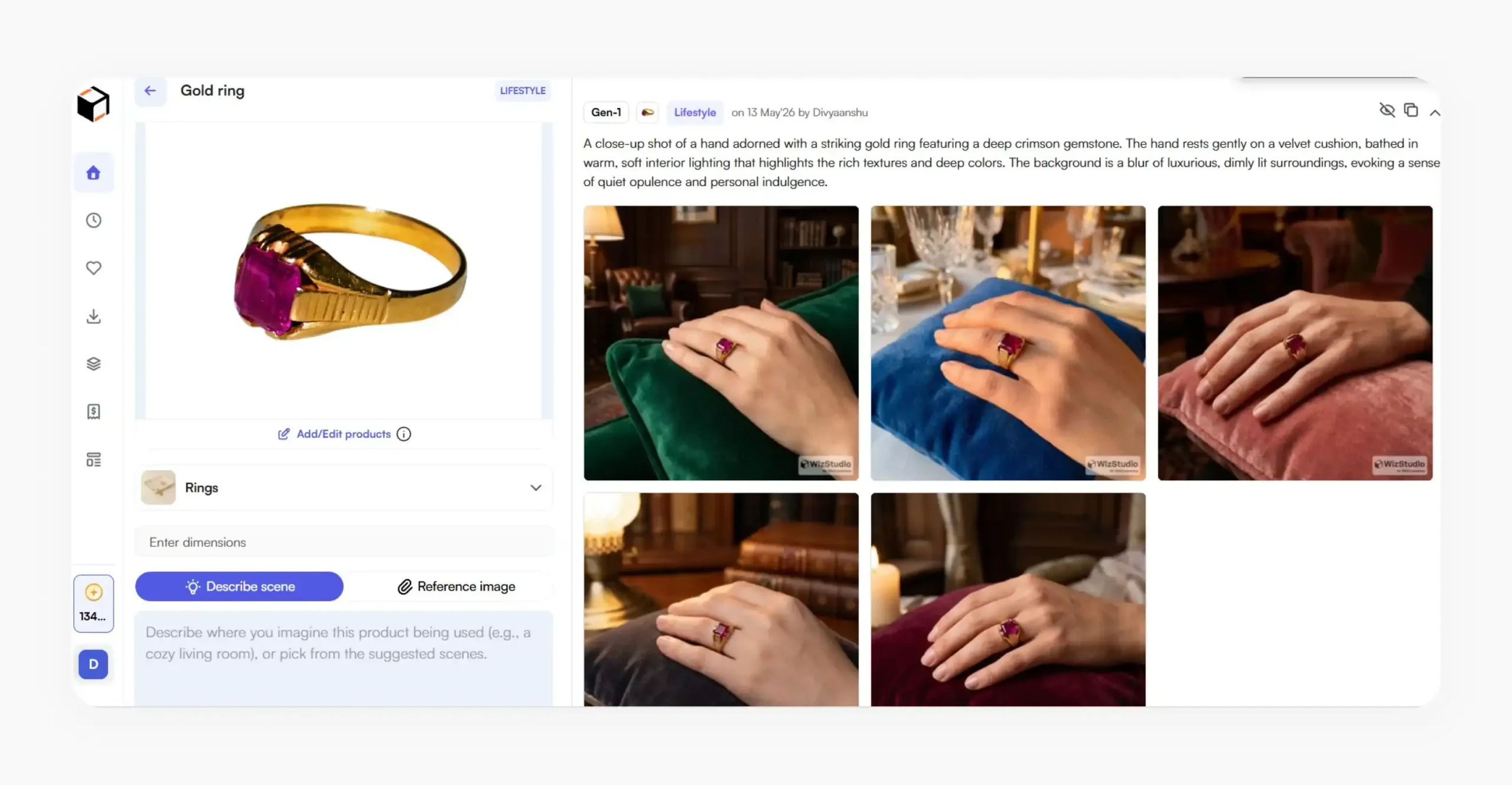 Multiple images generated in WizStudio