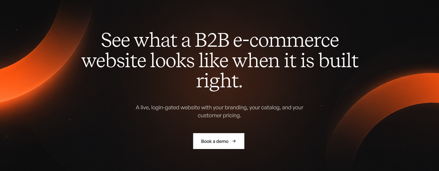 b2b ecommerce website