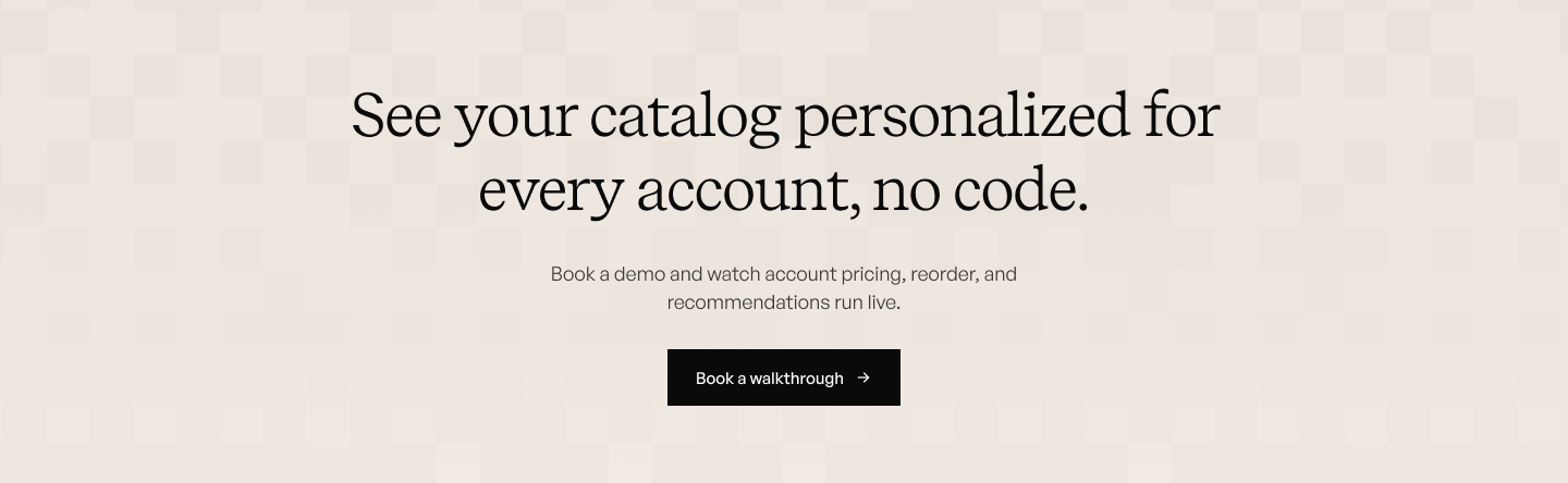 demo b2b website personalization