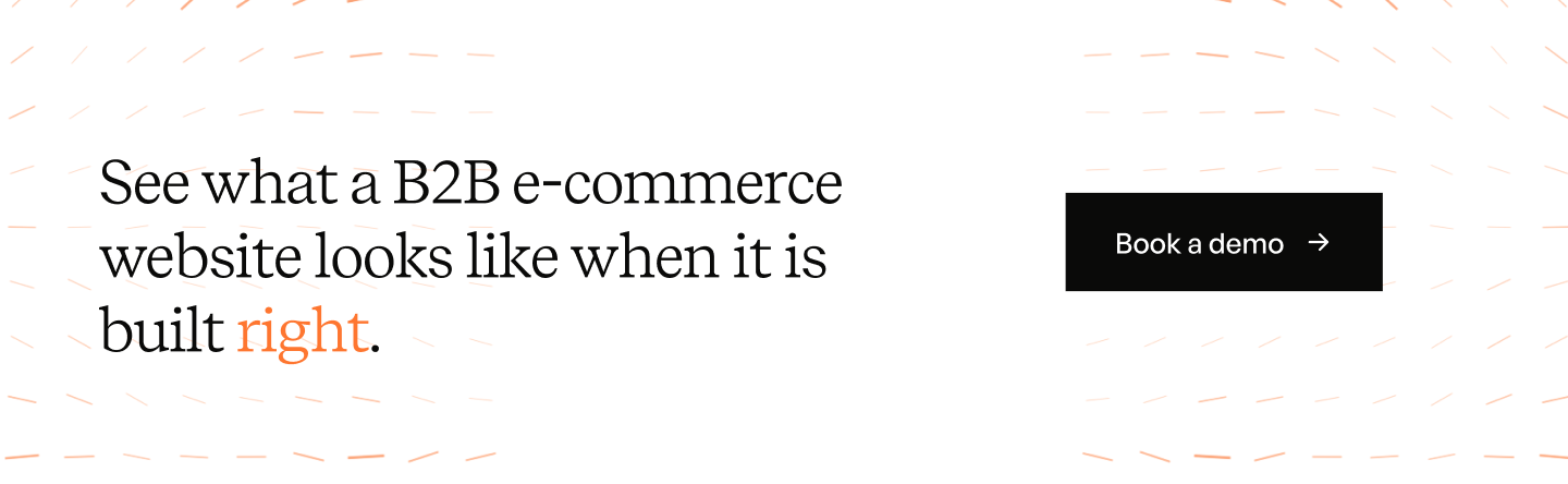 b2b ecommerce website