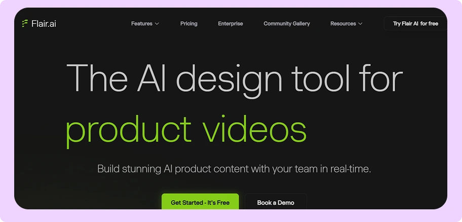 Flair AI homepage