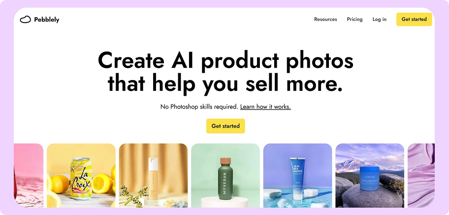 Pebbely Homepage