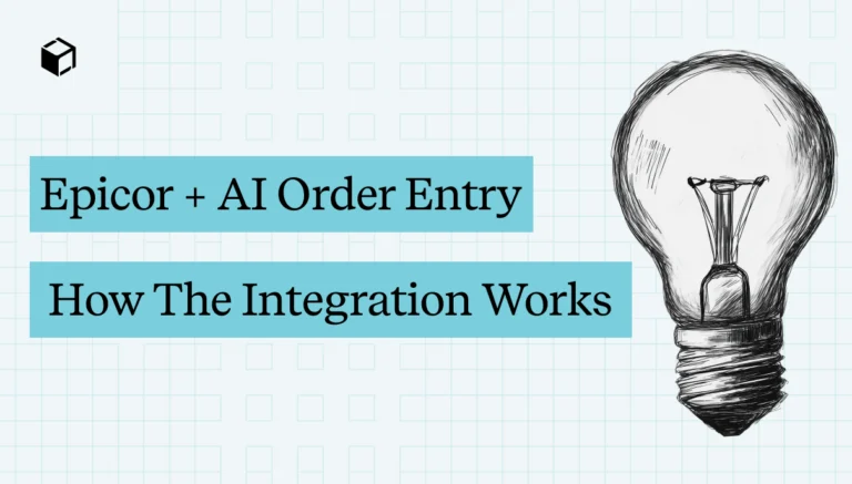 Epicor integration with AI order entry software