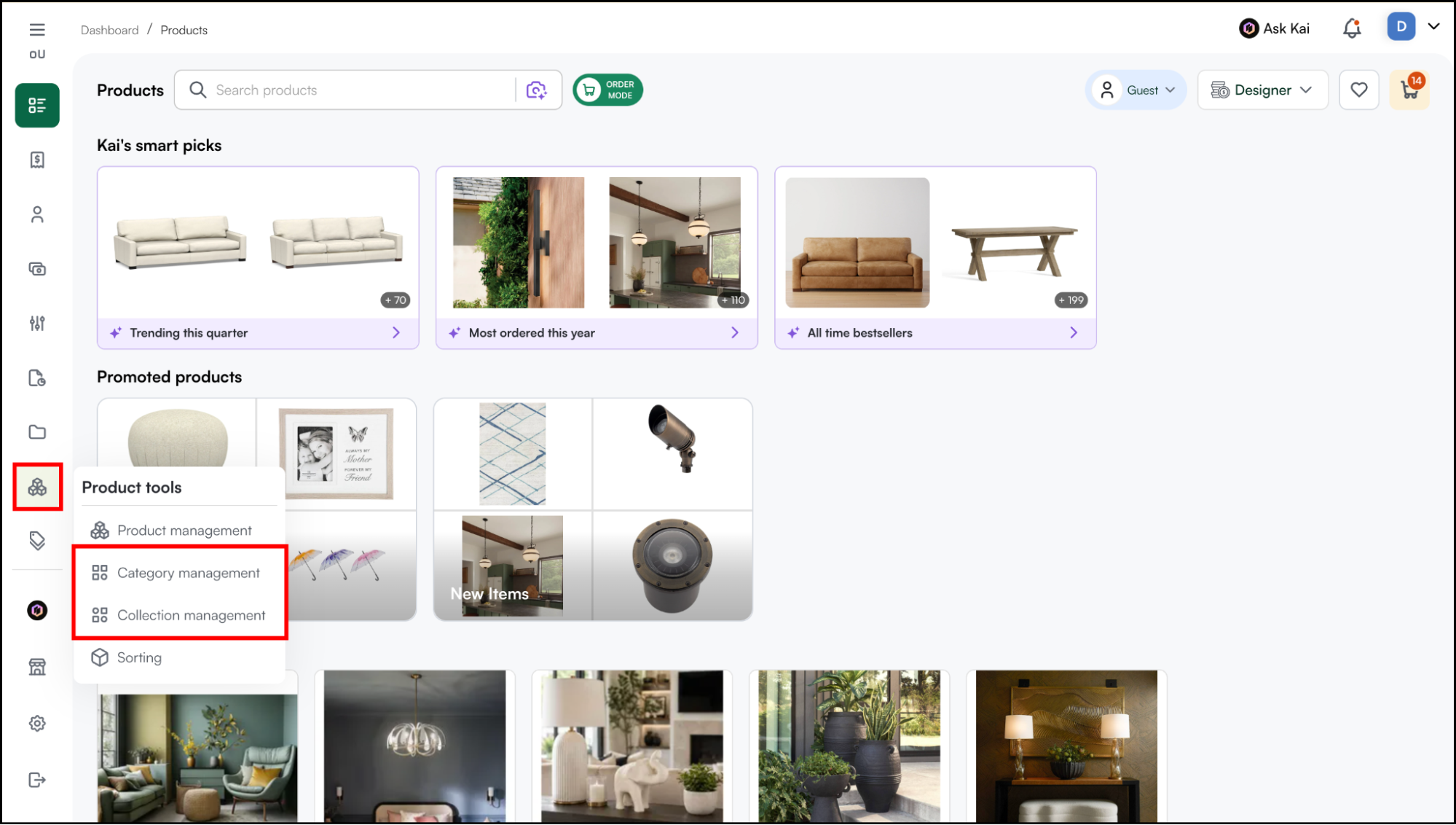 Category & Collection Management in WizOrder