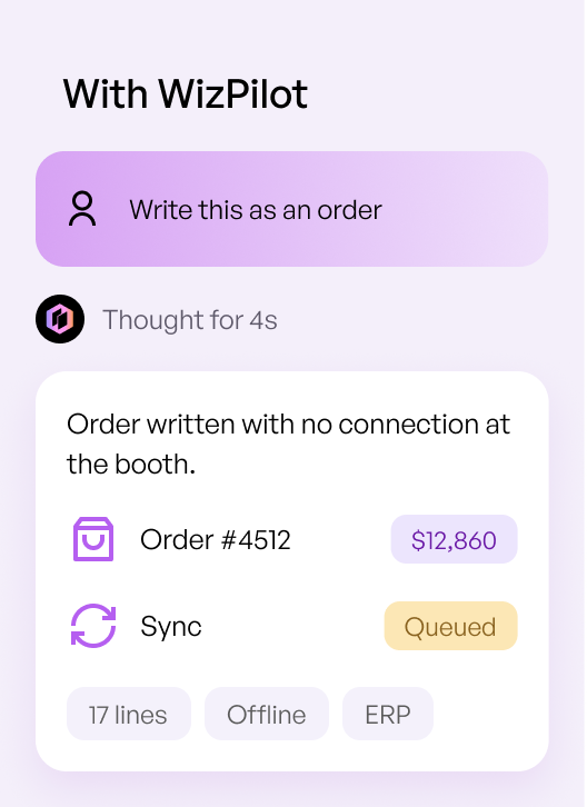 Write the order